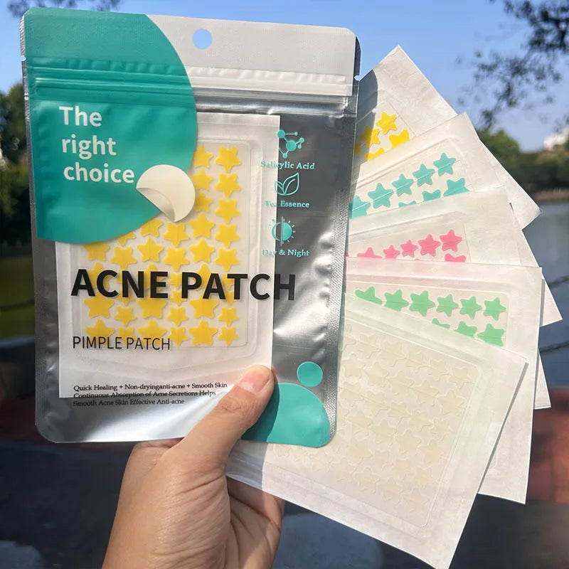 Star Acne Patch Face Care Repair Pimple Acne Spots Pimple Marks Invisible Cover Acne Pimple Repair Anti-Ance Patch Hydrocolloid
