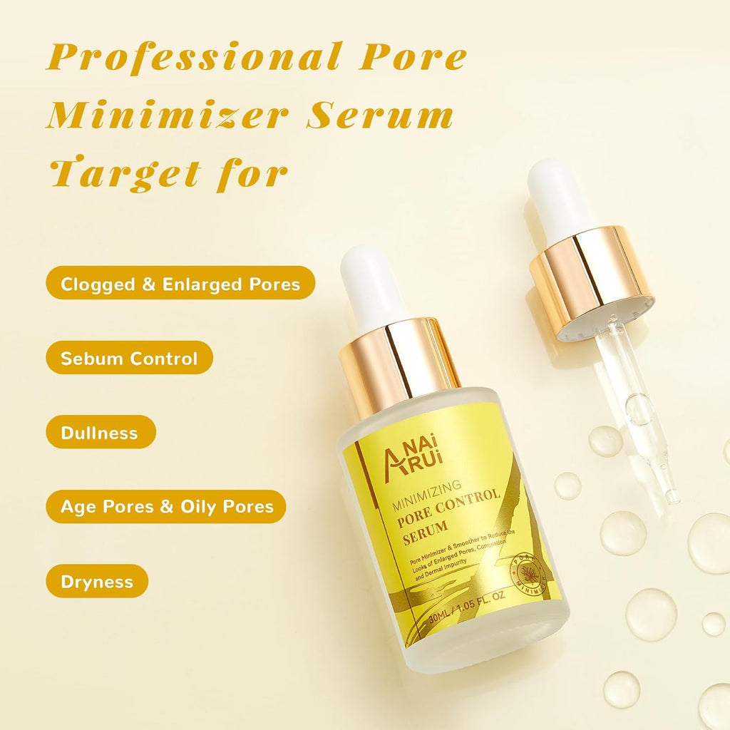 Pore Minimizer Serum, Pore Minimizer for Face, Pore Control,Minimizing, Shrinking, Tightening Pores, Refine Skin Texture 1 Fl.Oz