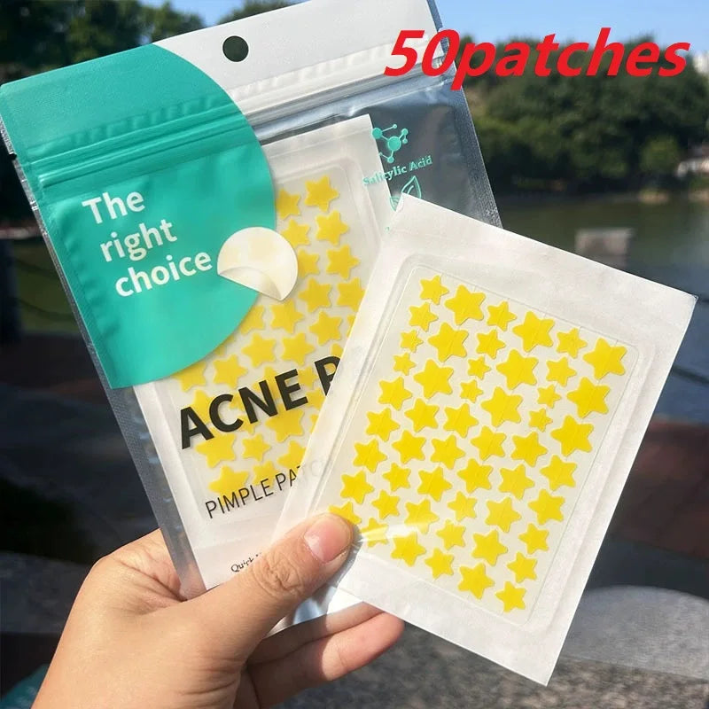 Star Acne Patch Face Care Repair Pimple Acne Spots Pimple Marks Invisible Cover Acne Pimple Repair Anti-Ance Patch Hydrocolloid