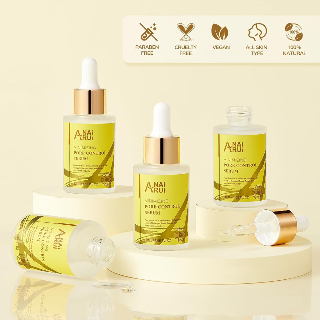 Pore Minimizer Serum, Pore Minimizer for Face, Pore Control,Minimizing, Shrinking, Tightening Pores, Refine Skin Texture 1 Fl.Oz