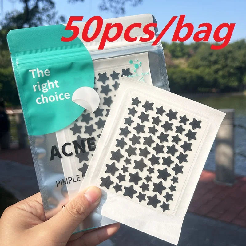 Star Acne Patch Face Care Repair Pimple Acne Spots Pimple Marks Invisible Cover Acne Pimple Repair Anti-Ance Patch Hydrocolloid